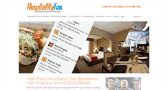 Desktop Screenshot of hospitalityfan.com